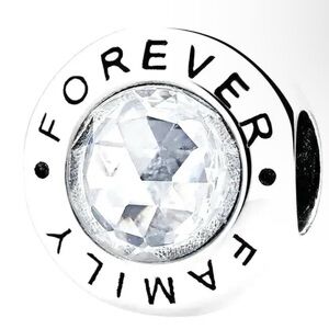 Authentic Pandora Stirling Silver 'Forever Family' Charm
